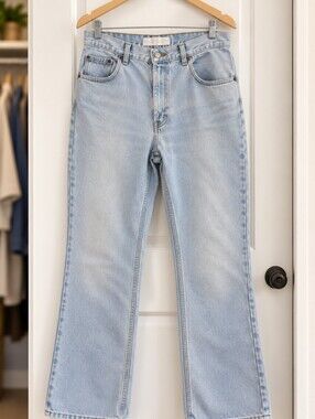 Vintage Bugle Boy Women’s 14R Light Wash Bootcut Jeans 100% Cotton